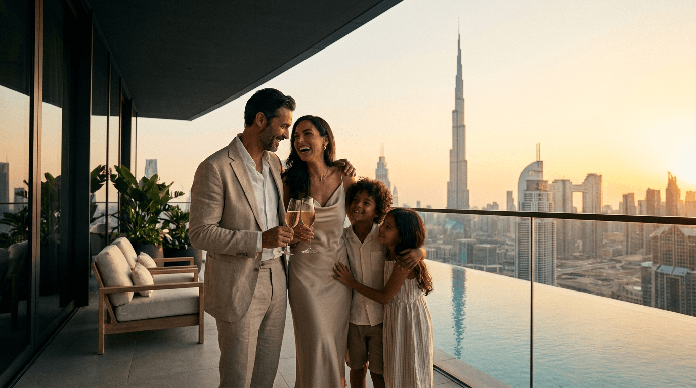 Luxury family lifestyle in Dubai